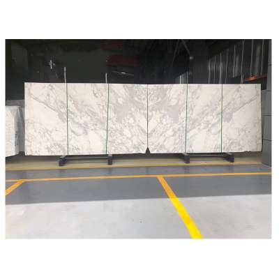 Natural stone parquet carrara marble tile for TV background