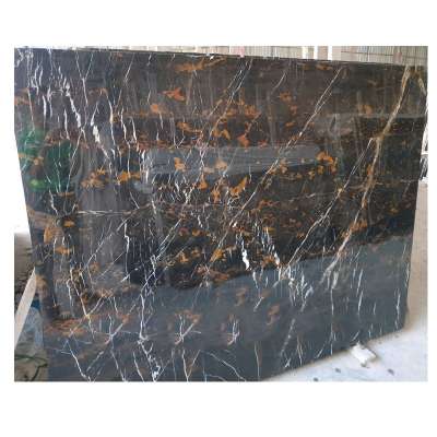 Factory Direct Provider Black Portoro Gold Marble