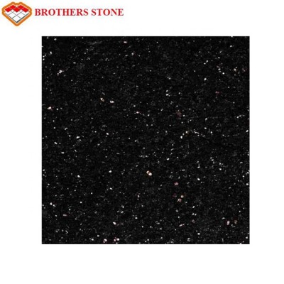 High quality India black galaxy granite tiles 60x60 black galaxy granite price for kitchen countertop